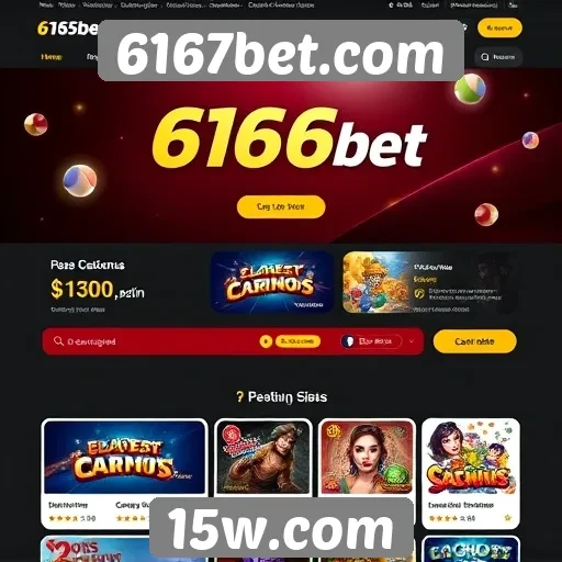 Facilidade de navegação e design do 6167bet.com
