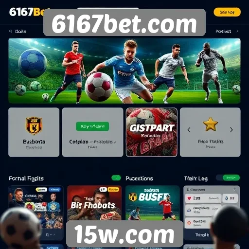 Novas funcionalidades do site 6167bet.com